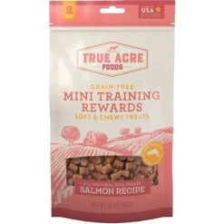 Frisco Fetch Squeaking Colorful Tennis Ball Dog Toy & True Acre Foods Salmon Recipe Mini-Training Rewards Grain-Free Soft & Chewy Dog Treats -Pet Toys Shop 255469 PT3. AC SS1800 V1602691292