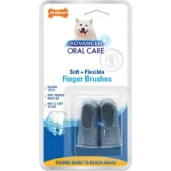 Nylabone Just For Puppies Teething Chew Toy Keys & Nylabone Advanced Oral Care Finger Dog Brush, 2 Count -Pet Toys Shop 255737 PT3. AC SS1800 V1604067337