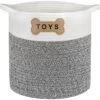 Park Life Designs Naples Cotton Rope Dog & Cat Toy Storage Basket