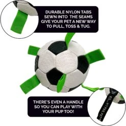 Hyper Pet Grab Tabs Soccer Ball Dog Toy -Pet Toys Shop 258945 PT4. AC SS1800 V1605918432