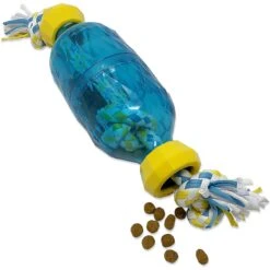 OurPets IQ Treat Double Bottle Treat Dispensing Rope Dog Toy, Large -Pet Toys Shop 258951 PT3. AC SS1800 V1605346617