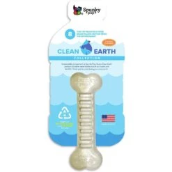 Spunky Pup Clean Earth Collection Chicken Flavored Recycled Bone Dog Toy