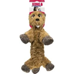 KONG Low Stuff Flopzie Beaver Squeaky Plush Dog Toy, Medium -Pet Toys Shop 262947 PT3. AC SS1800 V1611090579