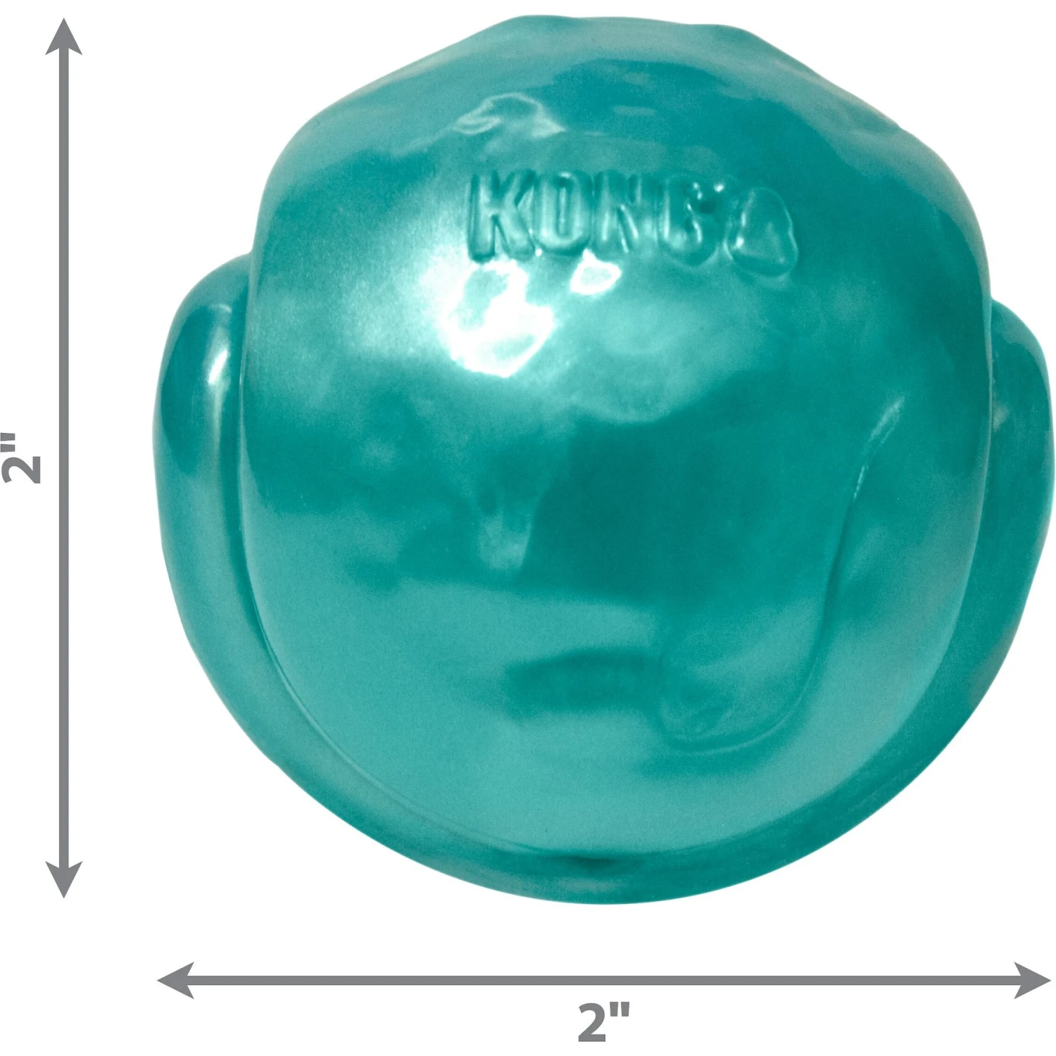 KONG ChiChewy Ball Dog Toy, Color Varies 2 KONG ChiChewy Ball Dog Toy, Color Varies - Image 2