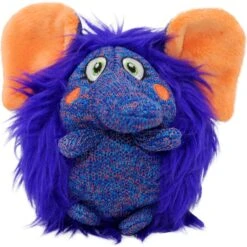 KONG ZigWigz Elephant Squeaky Plush Dog Toy, Medium