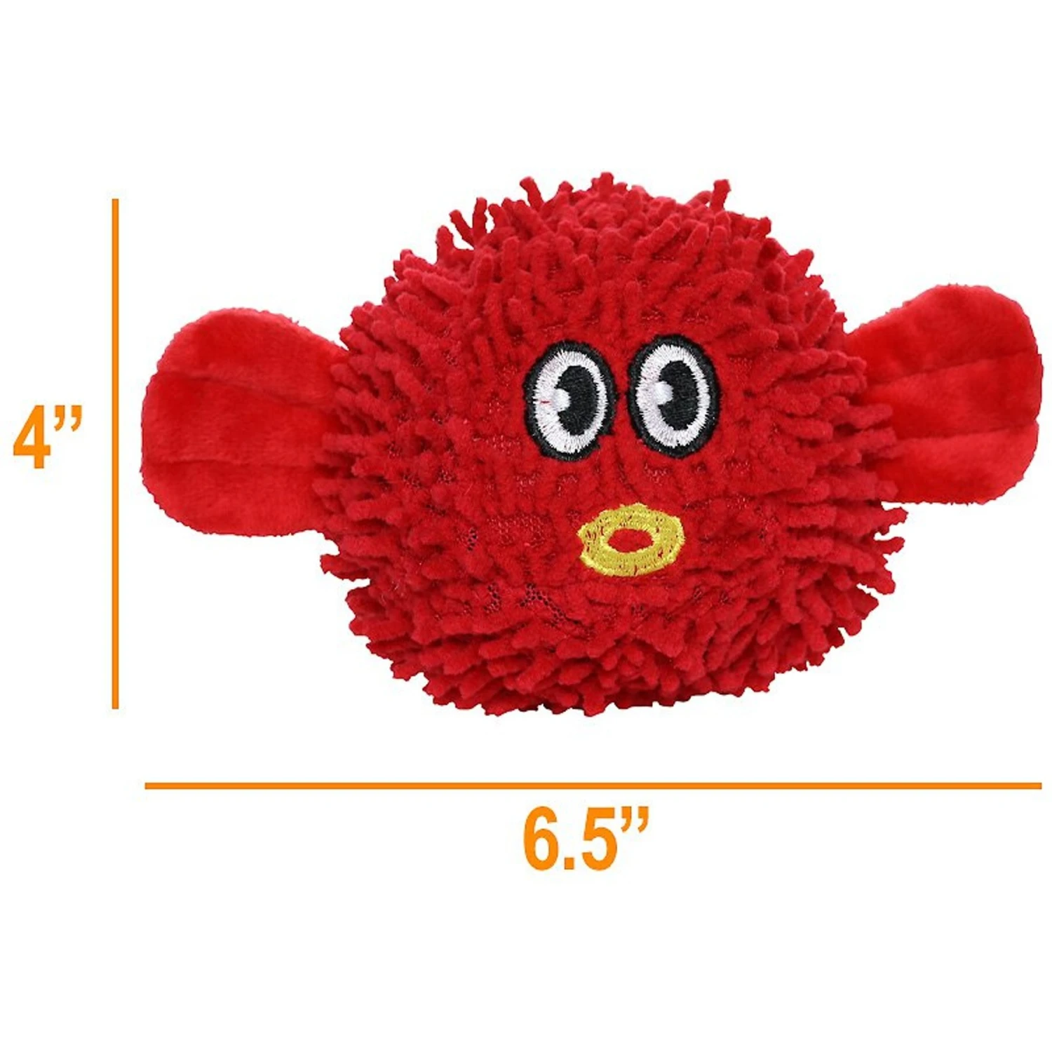 Mighty MicroFiber Balls Blowfish Plush Dog Toy 2 Mighty MicroFiber Balls Blowfish Plush Dog Toy - Image 2