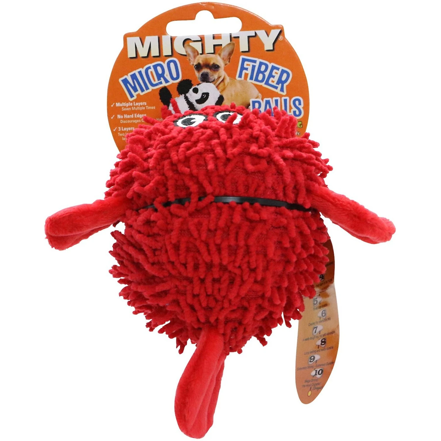 Mighty MicroFiber Balls Blowfish Plush Dog Toy 4 Mighty MicroFiber Balls Blowfish Plush Dog Toy - Image 4