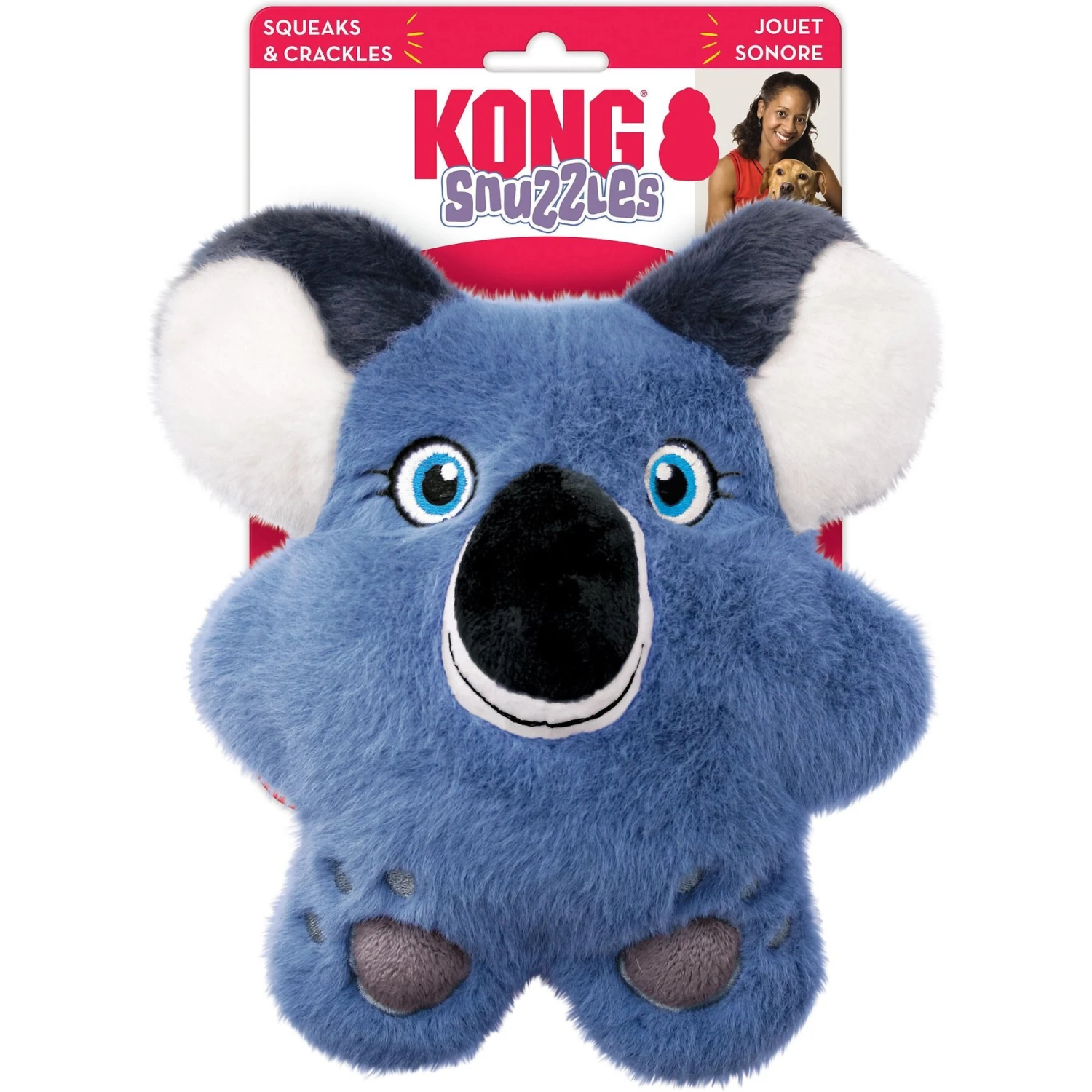 KONG Snuzzles Koala Dog Toy 4 KONG Snuzzles Koala Dog Toy - Image 4