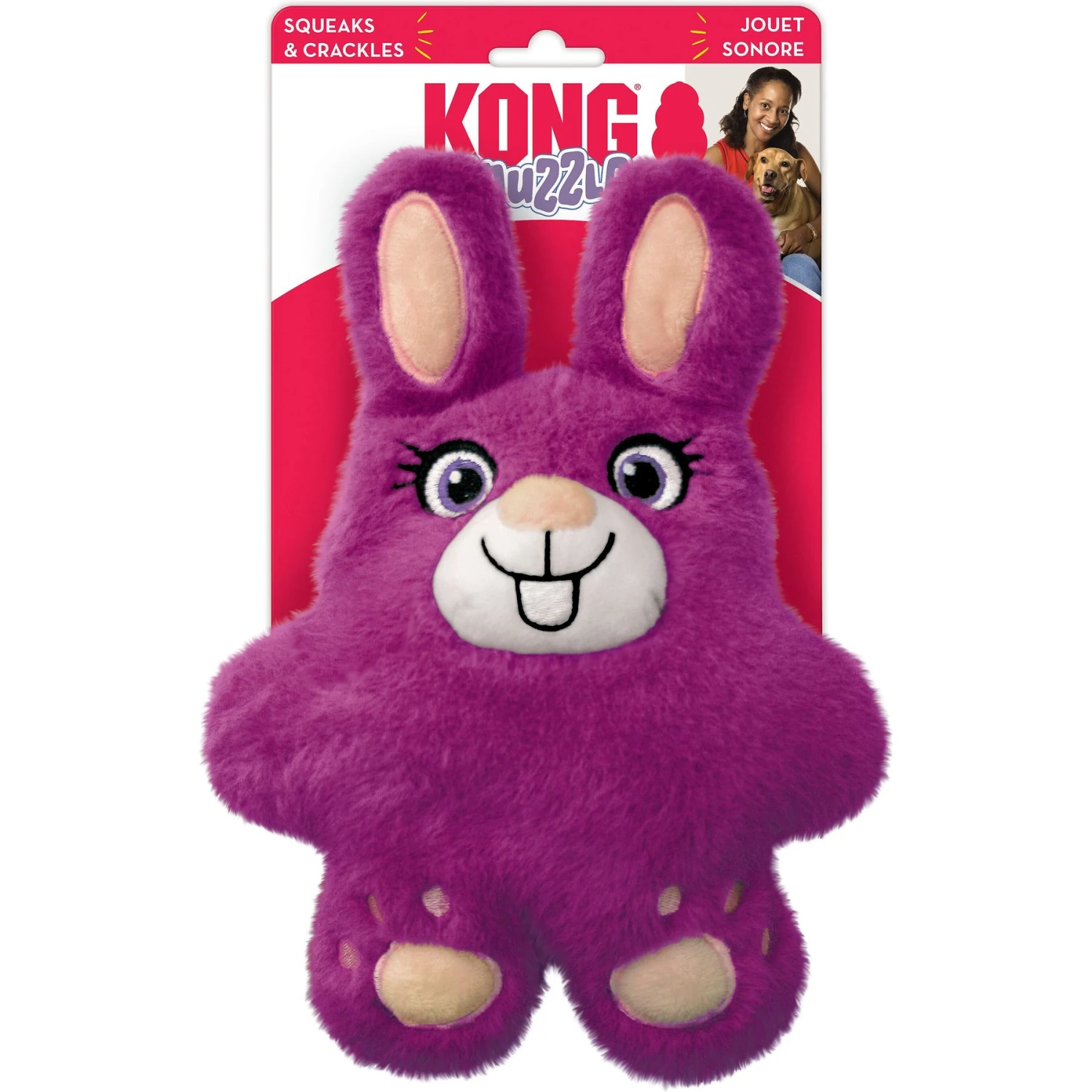 KONG Snuzzles Bunny Dog Toy 4 KONG Snuzzles Bunny Dog Toy - Image 4