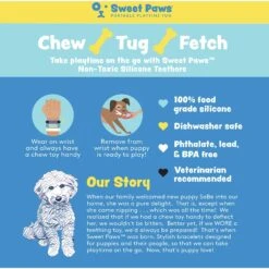 Sweet Paws Wearable Puppy Teether Stack Dog Chew Toy 14 Sweet Paws Wearable Puppy Teether Stack Dog Chew Toy -Pet Toys Shop 271361 PT5. AC SS1800 V1621437762