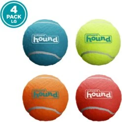 Outward Hound Squeaker Balls Large Dog Toys, 4 Count -Pet Toys Shop 278081 PT5. AC SS1800 V1636498282