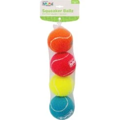 Outward Hound Squeaker Balls Large Dog Toys, 4 Count -Pet Toys Shop 278081 PT7. AC SS1800 V1636520224