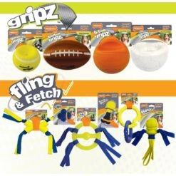 Nylabone Power Play Tug-a-Ball 2-in-1 Ball & Tug Dog Toy -Pet Toys Shop 278156 PT4. AC SS1800 V1614810733