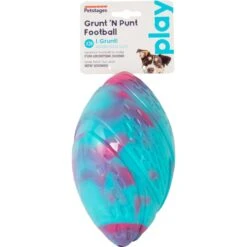 Petstages Grunt N Punt Football Dog Toy, Blue & Pink -Pet Toys Shop 280174 PT6. AC SS1800 V1636500736