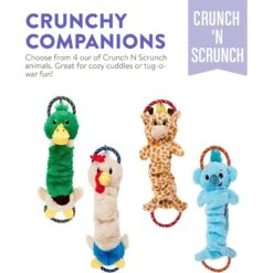 Charming Pet Crunch N Scrunch Chicken Plush Dog Toy, Tan, Large -Pet Toys Shop 280216 PT6. AC SS1800 V1618933267