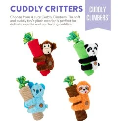 Charming Pet Cuddly Climbers Monkey Plush Dog Toy, Brown, Small -Pet Toys Shop 280242 PT4. AC SS1800 V1618932148