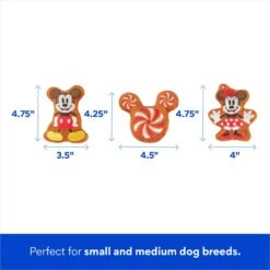 Disney Holiday Mickey & Minnie Mouse Gingerbread House Hide & Seek Puzzle Plush Squeaky Dog Toy -Pet Toys Shop 287413 PT2. AC SS1800 V1694813157