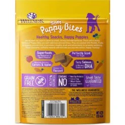 KONG Puppy Flyer Dog Toy, Color Varies & Wellness Soft Puppy Bites Lamb & Salmon Recipe Grain-Free Natural Dog Treats -Pet Toys Shop 298190 PT6. AC SS1800 V1623196944