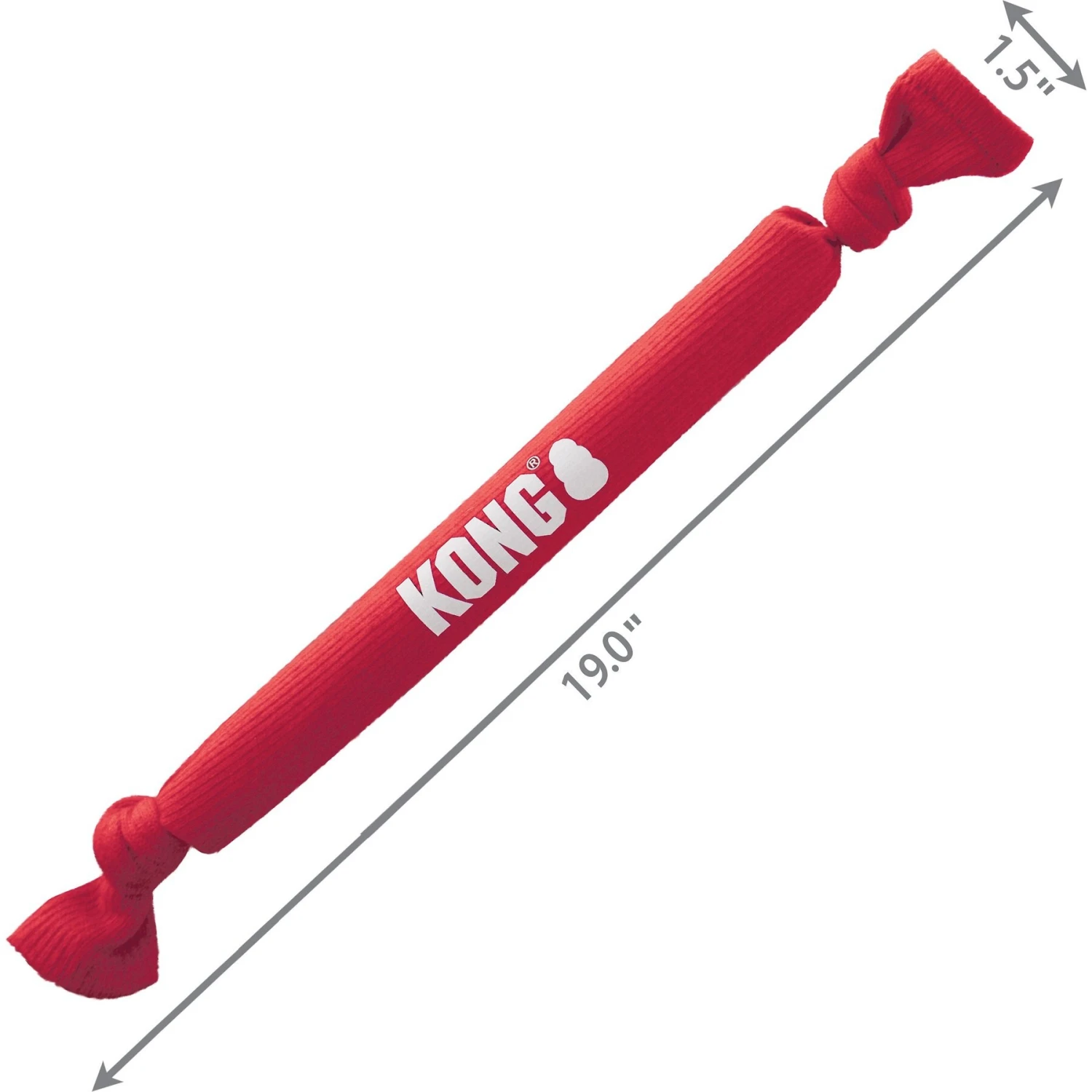KONG Signature Crunch Rope Single Dog Toy 2 KONG Signature Crunch Rope Single Dog Toy - Image 2