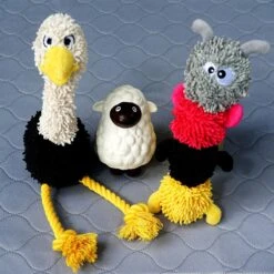 Rocket & Rex Squeakers, Rope & Plush Dog Toy Gift Set, 3 Count -Pet Toys Shop 318047 PT5. AC SS1800 V1632174395