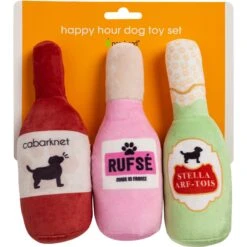 Pearhead Beer, Wine & Rose Plush Dog Toys, 3 Count 9 Pearhead Beer, Wine & Rose Plush Dog Toys, 3 Count -Pet Toys Shop 327061 PT7. AC SS1800 V1630696314