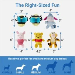 Disney Winnie The Pooh & Friends Hunny Pot Hide & Seek Puzzle Plush Squeaky Dog Toy -Pet Toys Shop 328775 PT2. AC SS1800 V1659023182