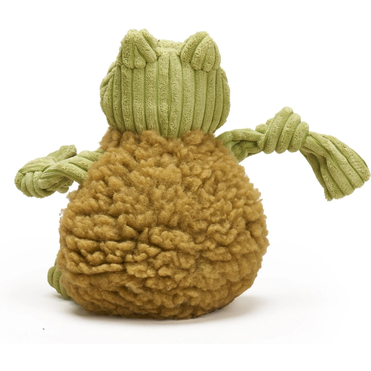 HuggleHounds HuggleFleece FlufferKnottie Fiona The Frog Dog Toy 2 HuggleHounds HuggleFleece FlufferKnottie Fiona The Frog Dog Toy - Image 2
