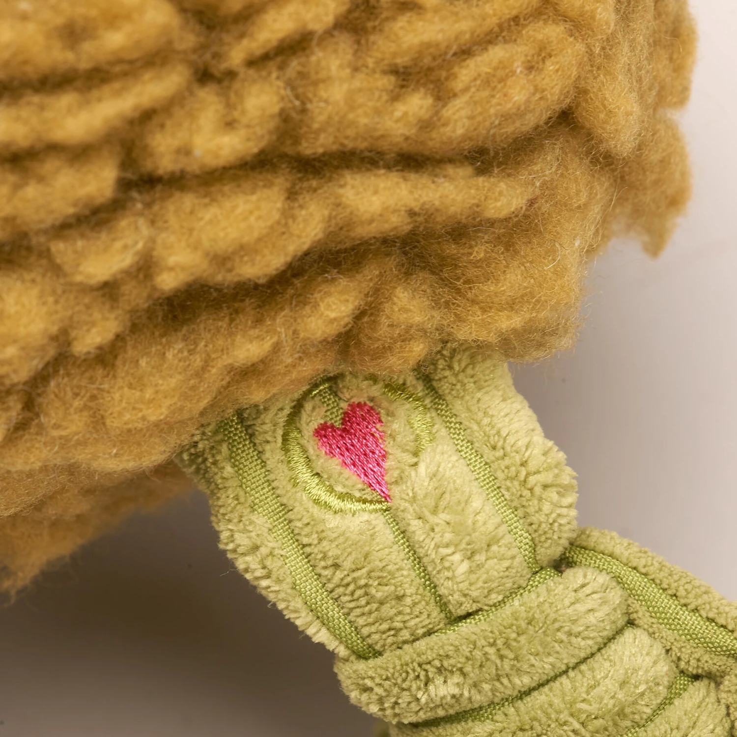 HuggleHounds HuggleFleece FlufferKnottie Fiona The Frog Dog Toy 3 HuggleHounds HuggleFleece FlufferKnottie Fiona The Frog Dog Toy - Image 3