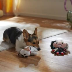 Disney Halloween Villains Cruella De Vil & Dalmatian Plush Squeaky Dog Toy -Pet Toys Shop 344467 PT3. AC SS1800 V1657657086