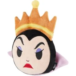 Disney Villains Evil Queen Round Plush Squeaky Dog Toy