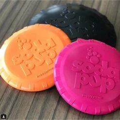 SodaPup Bottle Top Rubber Flying Disk Dog Toy -Pet Toys Shop 346939 PT8. AC SS1800 V1638402451