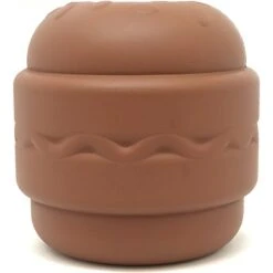 SodaPup Hamburger Rubber Treat Dispenser Dog Toy