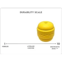 SodaPup Hamburger Rubber Treat Dispenser Dog Toy -Pet Toys Shop 347012 PT4. AC SS1800 V1638306695