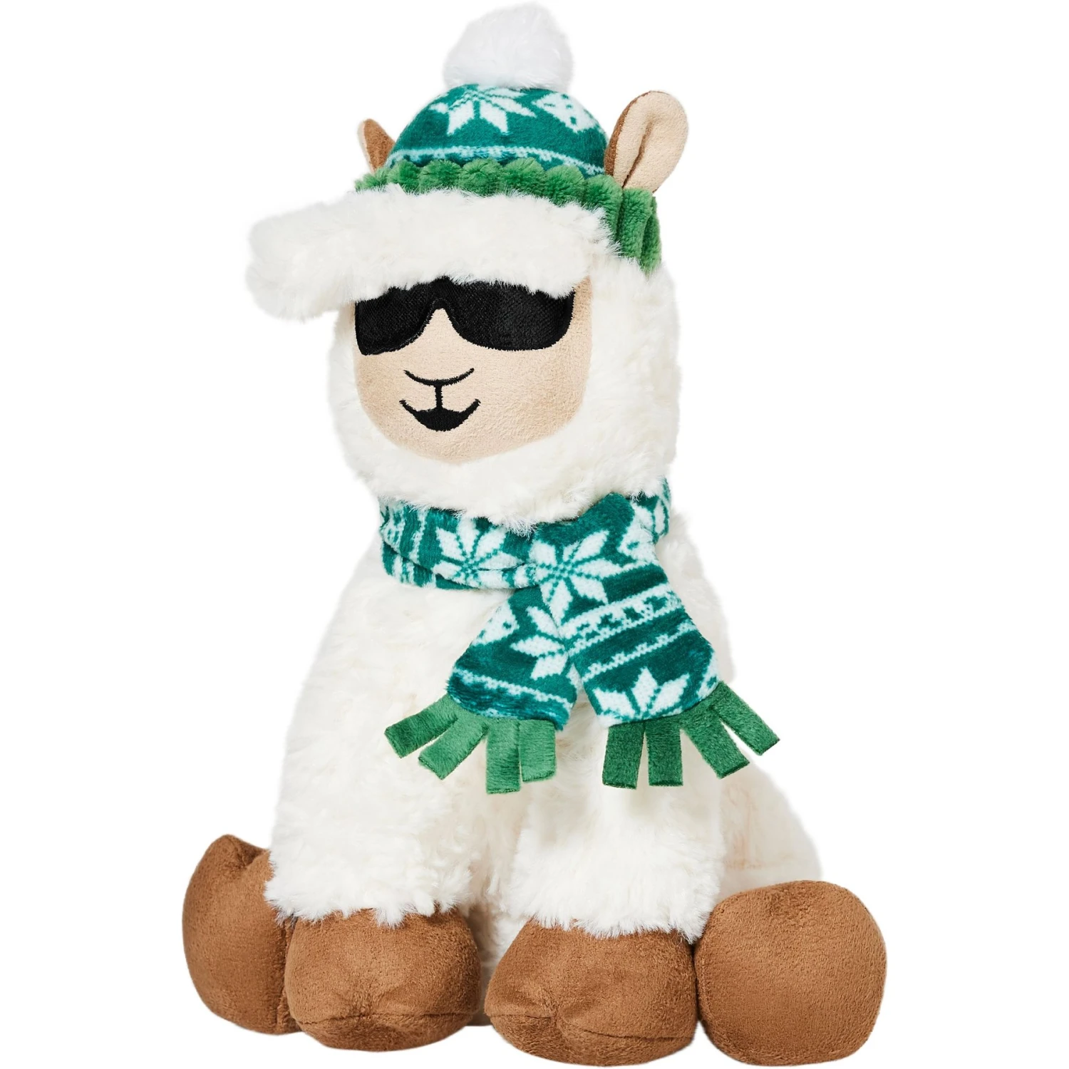 Frisco Holiday Fa La La Llama Plush Squeaky Dog Toy 1 Frisco Holiday Fa La La Llama Plush Squeaky Dog Toy