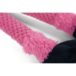 GoDog Checkers Skinny Pig Squeaker Dog Toy, Pink -Pet Toys Shop 362857 PT2. AC SS1800 V1642632465