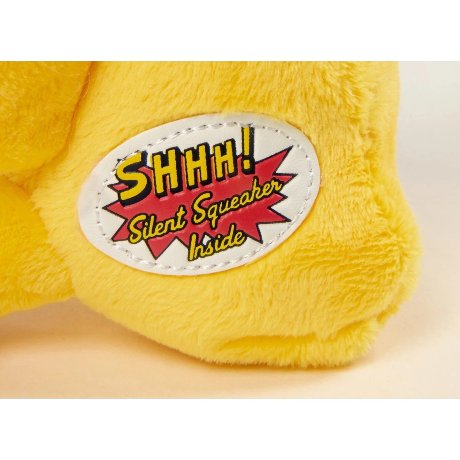 GoDog Silent Squeak Flips Duck Bear Dog Toy, Yellow, Large 4 GoDog Silent Squeak Flips Duck Bear Dog Toy, Yellow, Large - Image 4