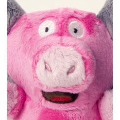GoDog Silent Squeak Flips Pig Elephant Dog Toy, Pink, Small -Pet Toys Shop 362882 PT2. AC SS1800 V1642640808