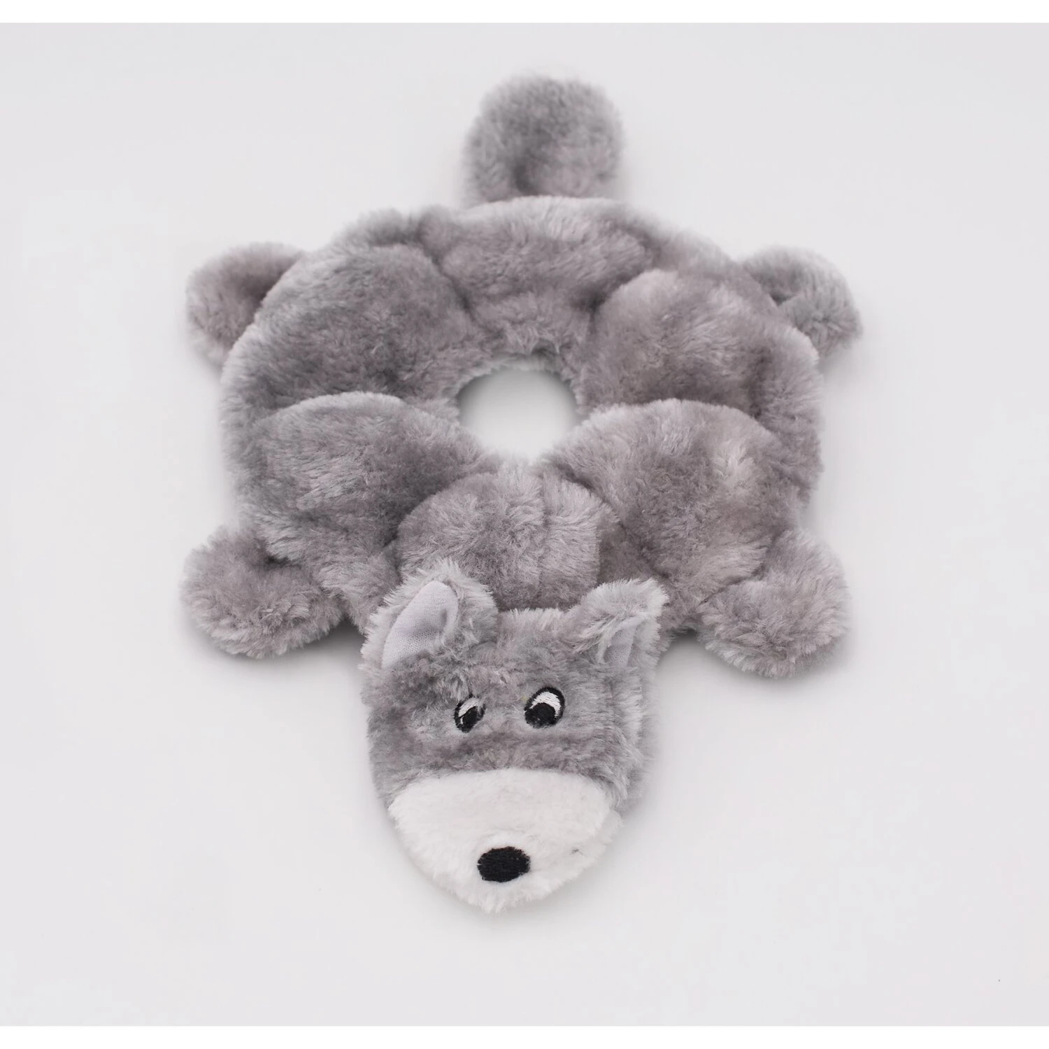 ZippyPaws Loopy Wolf Plush Dog Toy 2 ZippyPaws Loopy Wolf Plush Dog Toy - Image 2