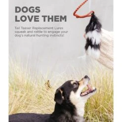 Outward Hound Fox Tail Teaser Wand Dog Toy Replacement Lure -Pet Toys Shop 368180 PT2. AC SS1800 V1644530576