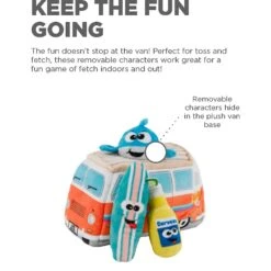 Outward Hound Hide A Surf Van Puzzle Plush Dog Toy -Pet Toys Shop 368186 PT2. AC SS1800 V1644532064