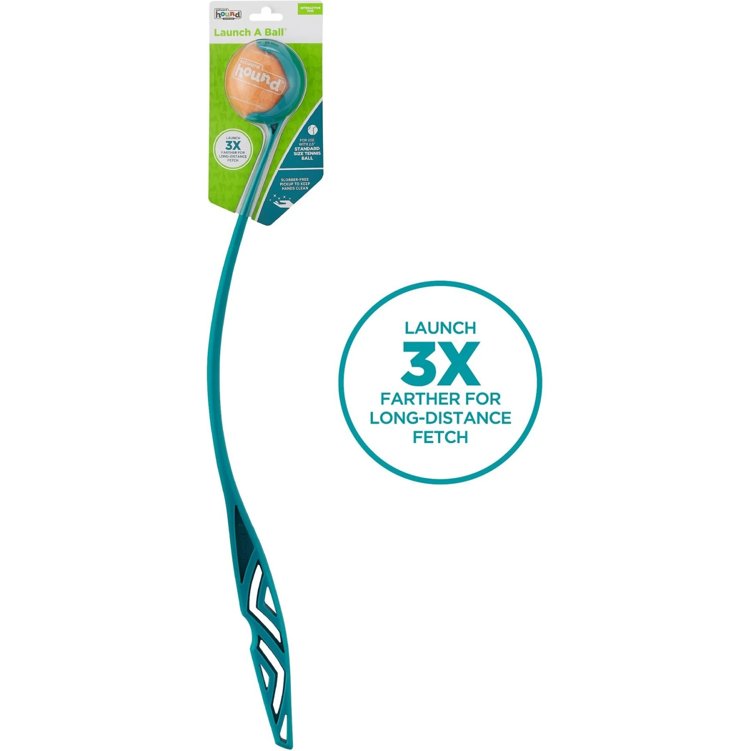 Outward Hound Launch A Ball Tennis Dog Toy 6 Outward Hound Launch A Ball Tennis Dog Toy - Image 6