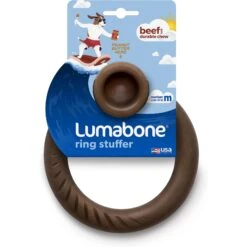 Lumabone Ring-Stuffer Beef Flavor Dog Toy -Pet Toys Shop 370193 PT2. AC SS1800 V1646759213