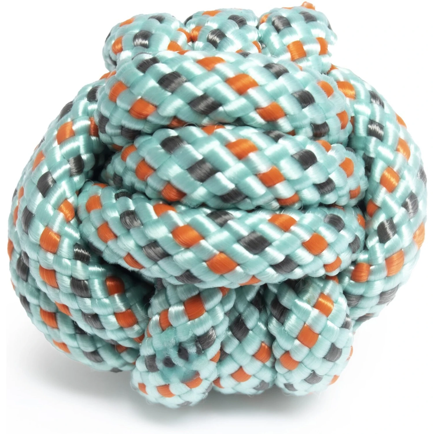 Roscoe's Pet Products Braided Rope Ball Dog Toy, Multi-Color 2 Roscoe's Pet Products Braided Rope Ball Dog Toy, Multi-Color - Image 2