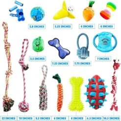 Pacific Pups Rescue Rope & Chew Dog Toy Variety Pack, 18 Count -Pet Toys Shop 532254 PT5. AC SS1800 V1692805975