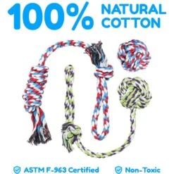 Pacific Pups Rescue Rope Dog Toy Variety Pack, 5 Count -Pet Toys Shop 532270 PT4. AC SS1800 V1657658629