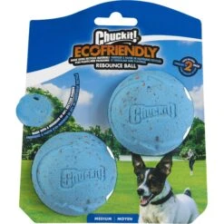 Chuckit! Rebounce Ball Twin Pack Dog Toy, Color Varies