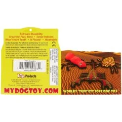 Tuffy's Arnie The Armadillo Plush Dog Toy -Pet Toys Shop 54123 PT5. AC SS1800 V1589492173