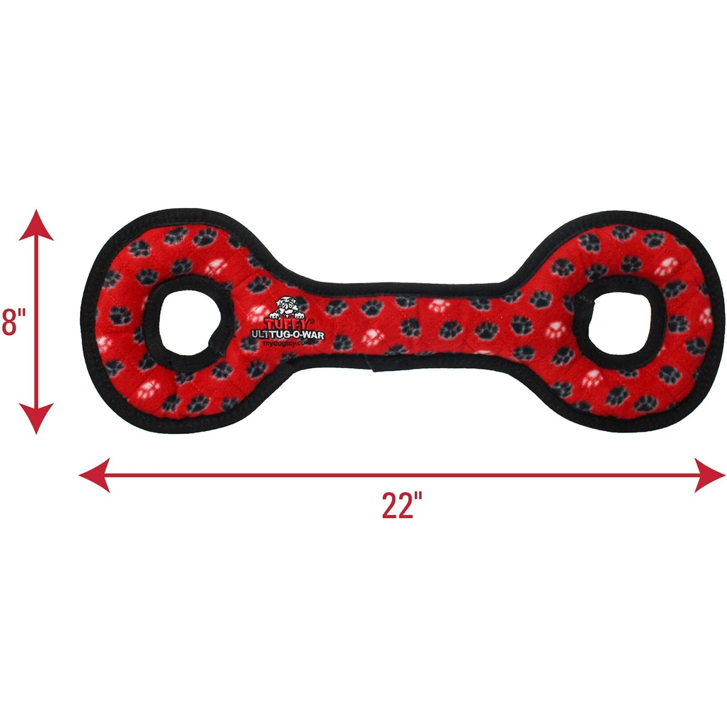 Tuffy's Ultimate Tug-O-War Squeaky Plush Dog Toy 2 Tuffy's Ultimate Tug-O-War Squeaky Plush Dog Toy - Image 2