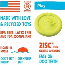 West Paw Zogoflex Zisc Flying Disc Dog Toy 9 West Paw Zogoflex Zisc Flying Disc Dog Toy -Pet Toys Shop 58046 PT3. AC SS1800 V1629325948