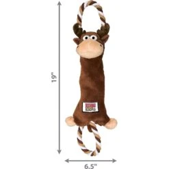 KONG Tuggerknots Moose Dog Toy -Pet Toys Shop 58080 PT2. AC SS1800 V1603130179